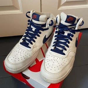 Used nike court vision mid shoes size 11.5